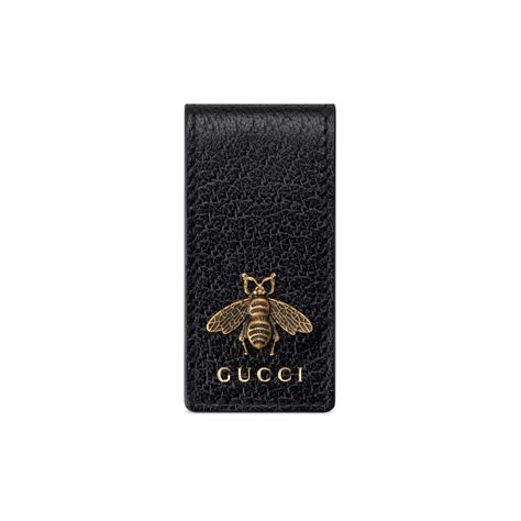 gucci money clip bee|leather money clip gucci.